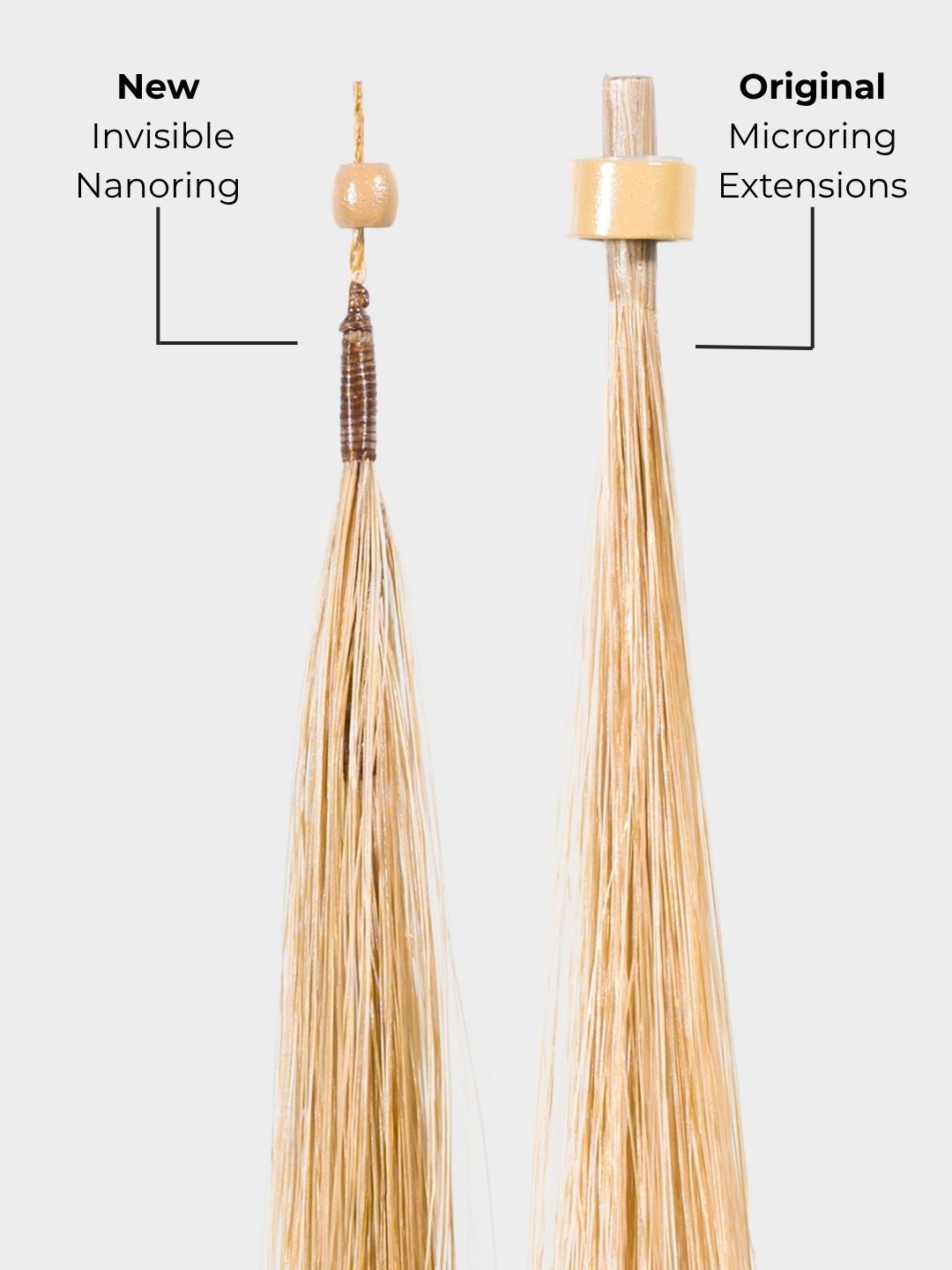 20 Invisible Nanoring Extensions 20" – professional Quality